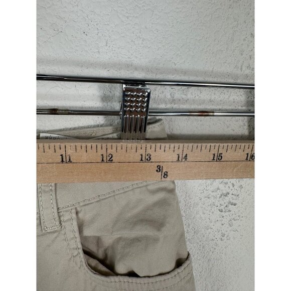 Zara Parachute Pants Light tan baggy cropped barrel sz 0 - Picture 6 of 12